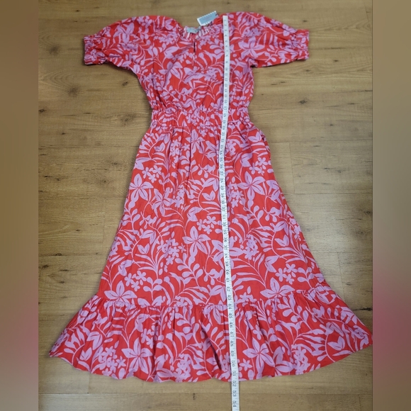 Voyageur by Mersea Hedy Tropical Floral Midi Dress - Picture 13 of 16